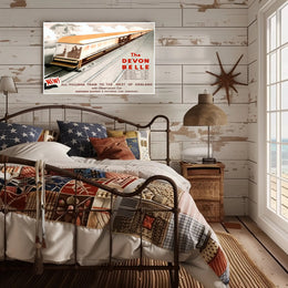 Vintage All-Pullman Train Poster PosterGoat