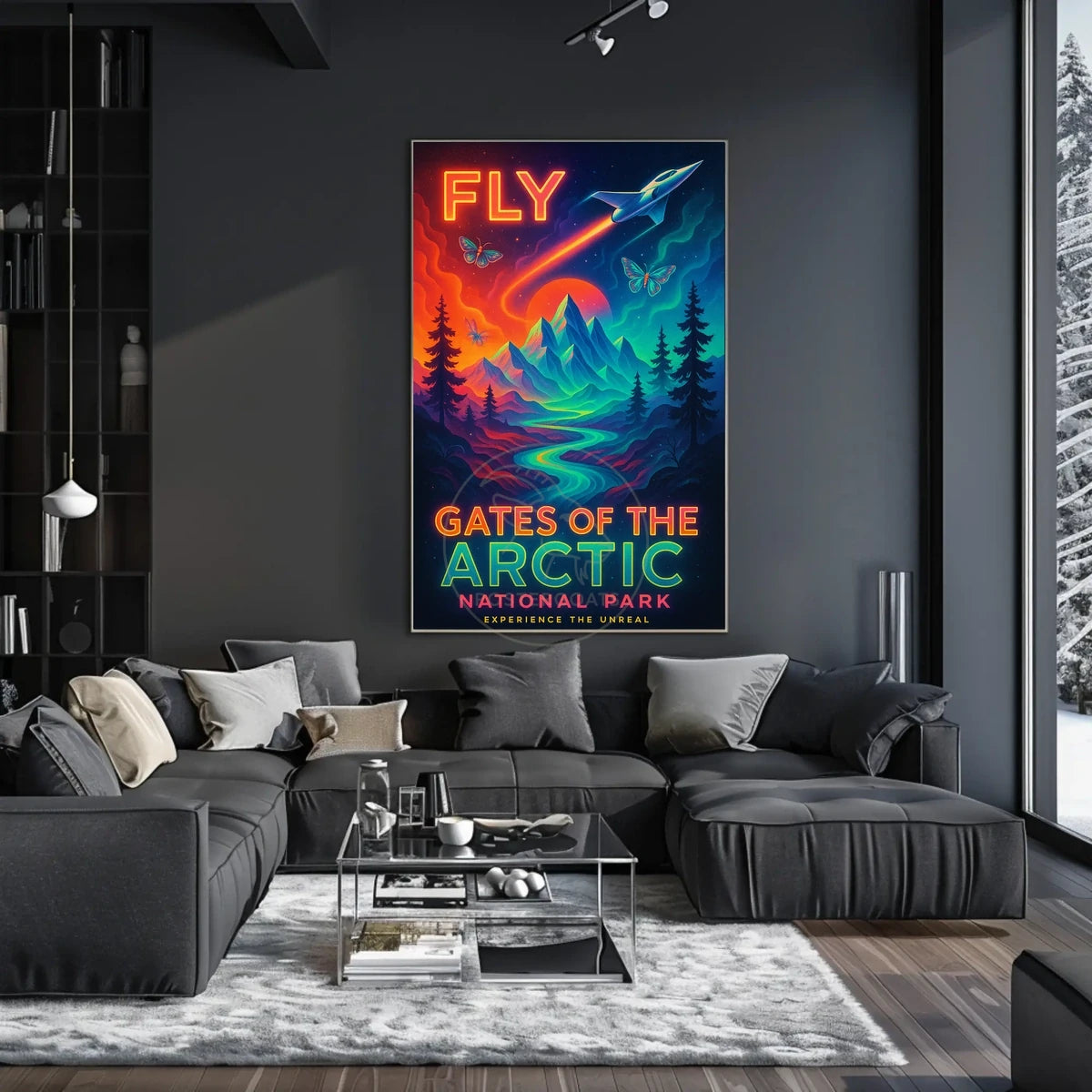Gates of the Arctic Adventure National Park Poster
