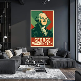 George Washington History Photography Realism Poster