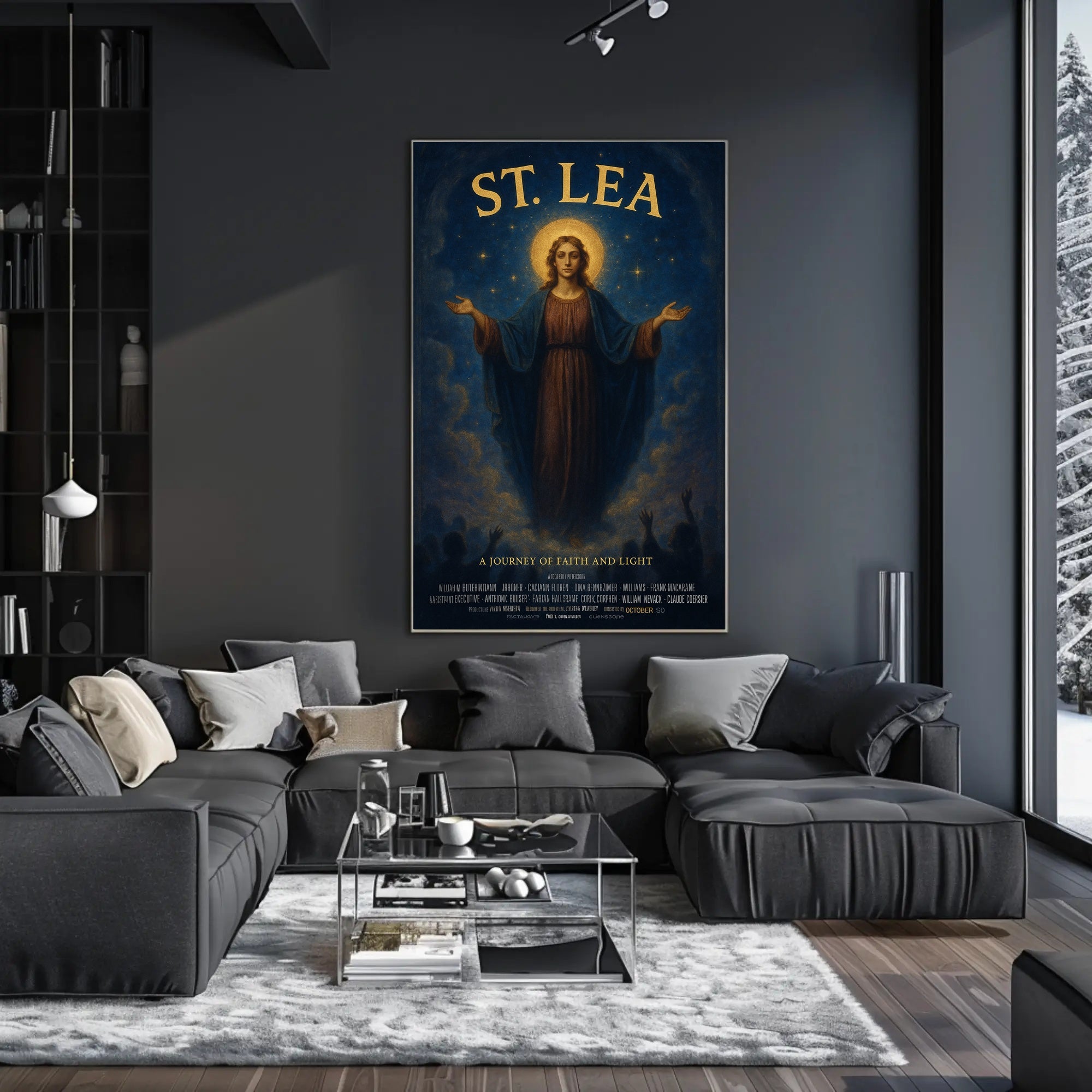 St. Lea A Journey Of Faith And Light Poster