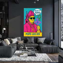 Pope Leo Xiv Poster