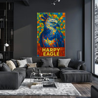 Harpy Eagle Mosaic Poster