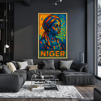 Vibrant Tribute to Niger Poster