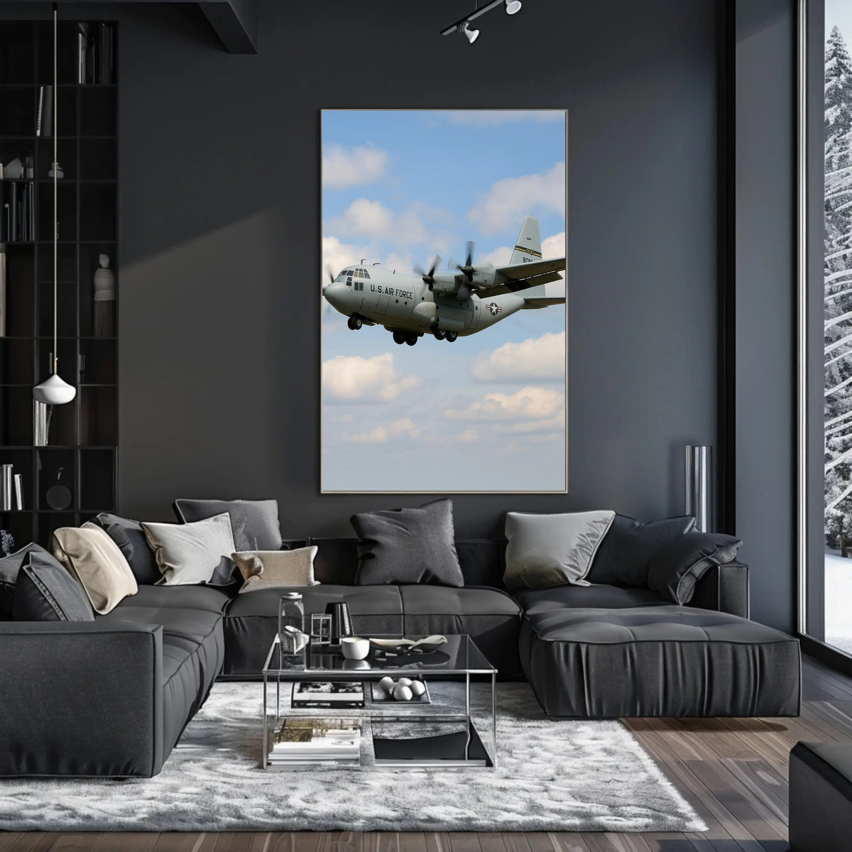 U.S. Air Force C-130 Hercules Military Recruitment Poster