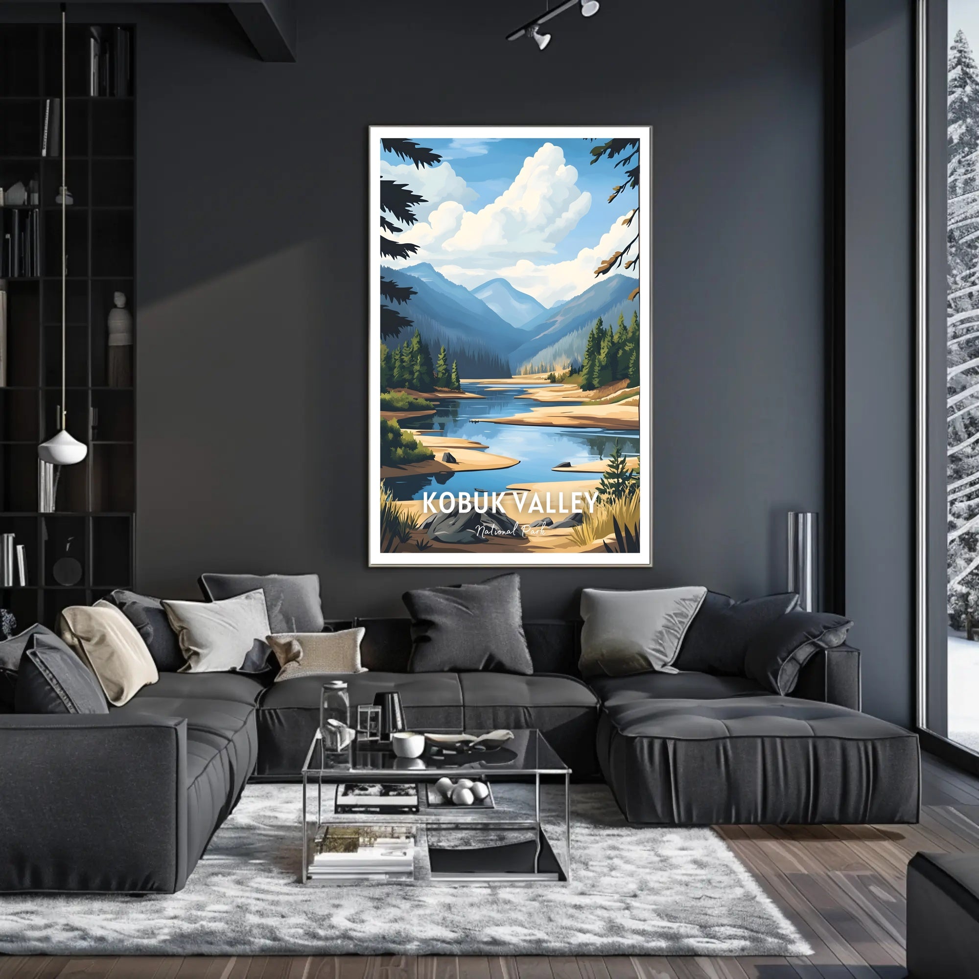 Kobuk Valley National Park Scenic Poster