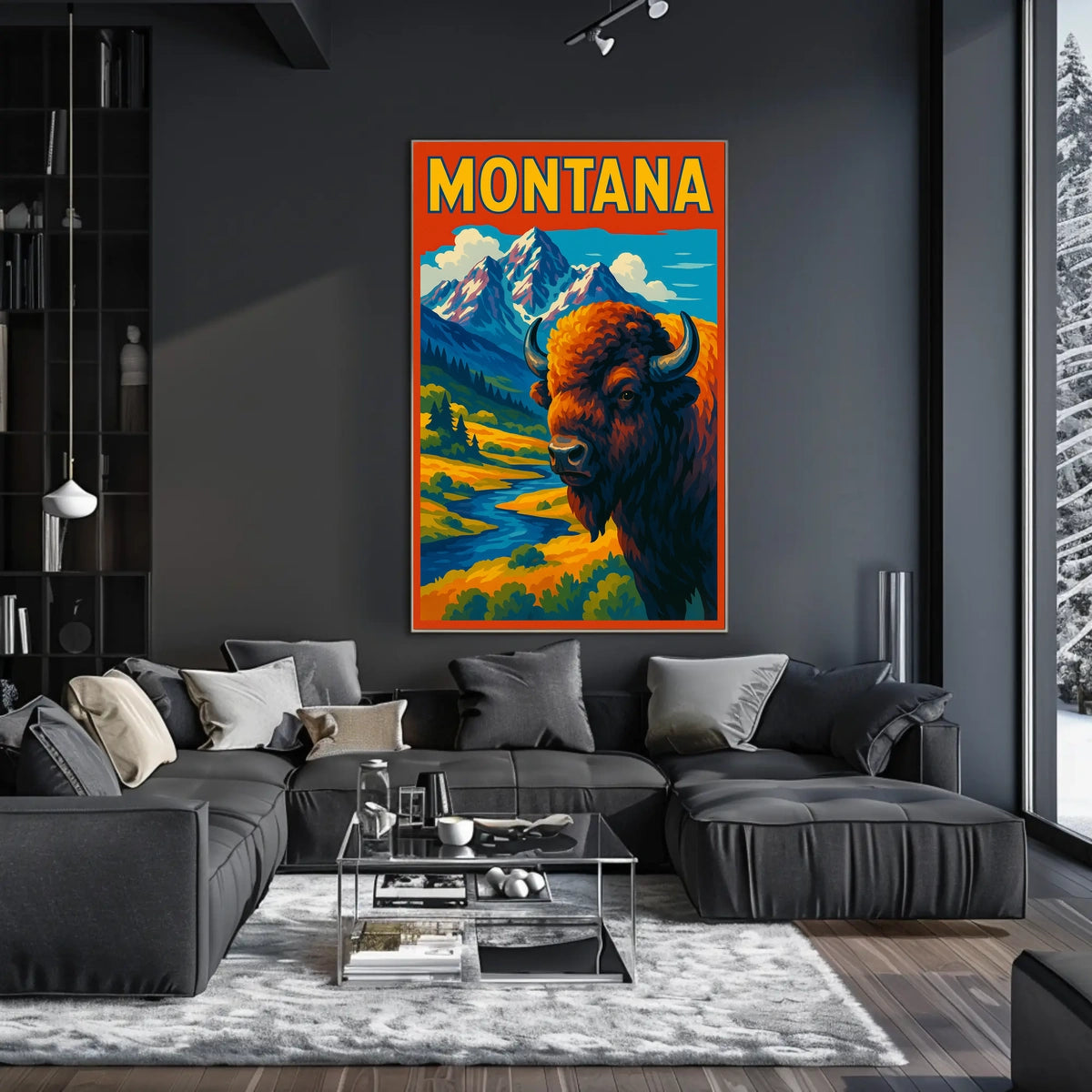 Montana Wilderness Poster