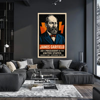 James Garfield 20th President Poster
