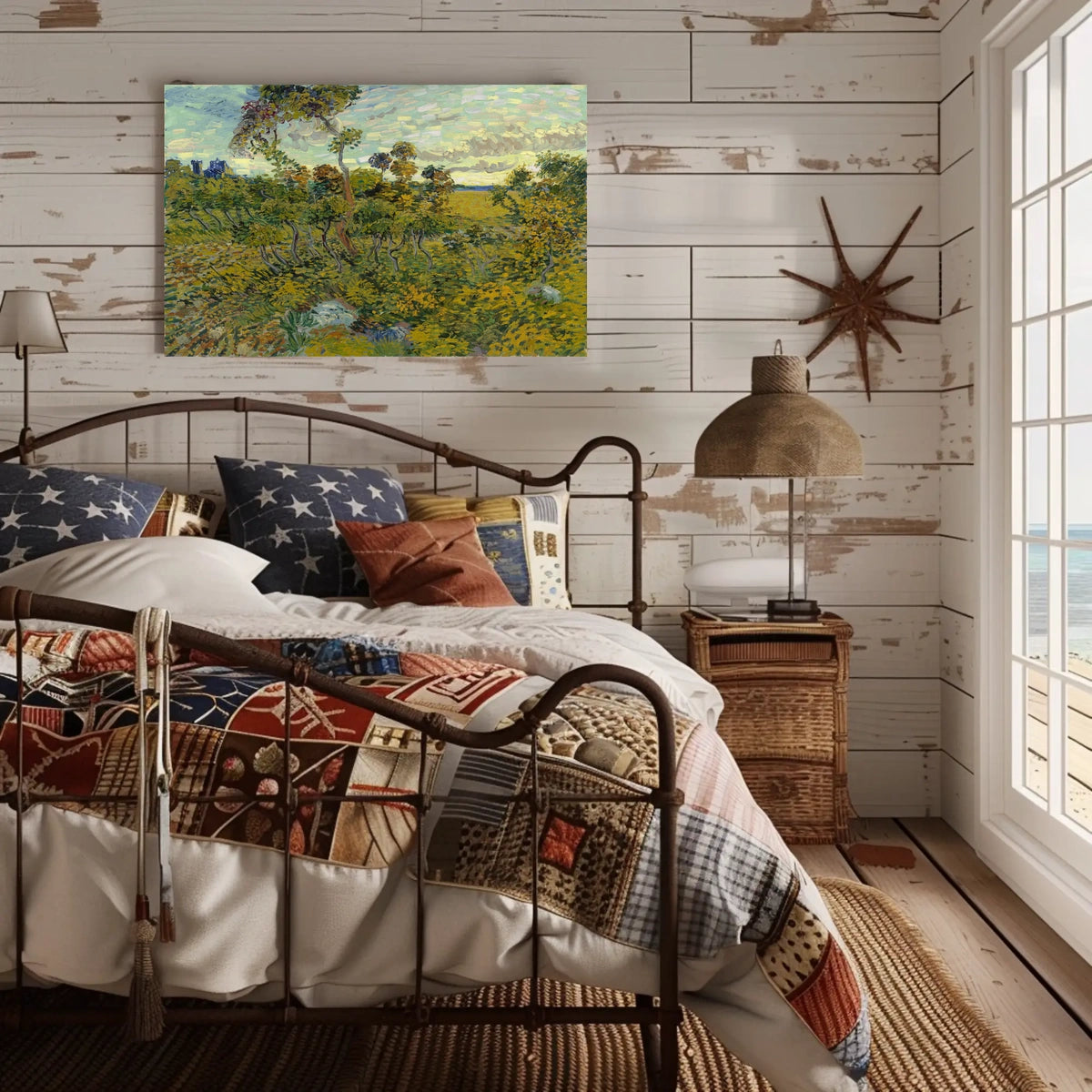 Vibrant Landscape Art Poster: An Artistic Expression