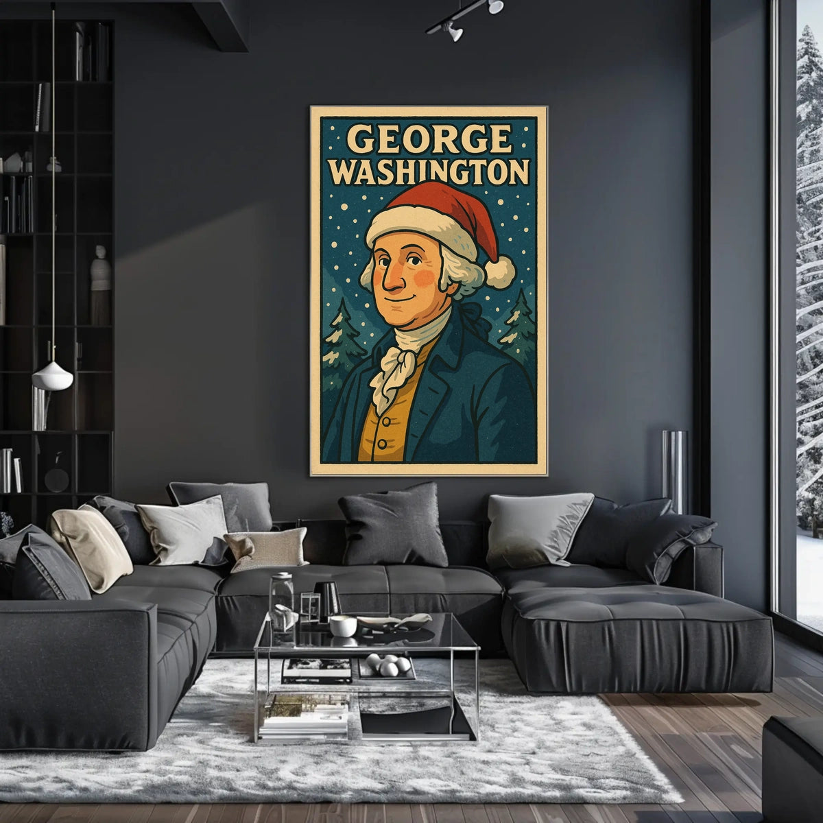 George Washington In Festive Attire Poster