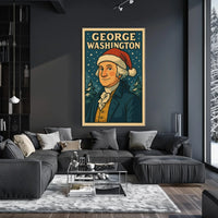 George Washington In Festive Attire Poster