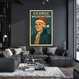 George Washington In Festive Attire Poster