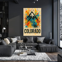 Colorado Mountain Art Poster