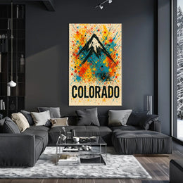 Colorado Mountain Art Poster