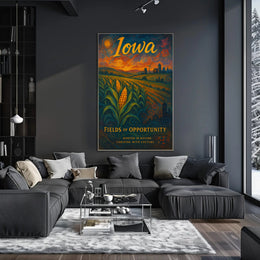 Iowa Fields Of Opportunity Poster