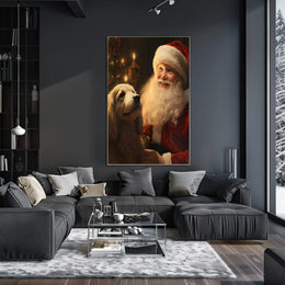 SantaS Joyful Moment Poster