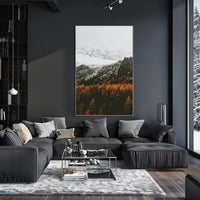 Serene Mountainous Landscape with Autumn Colors - National Park Poster