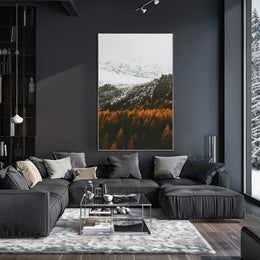 Serene Mountainous Landscape with Autumn Colors - National Park Poster