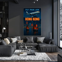 Fly to Hong Kong Poster