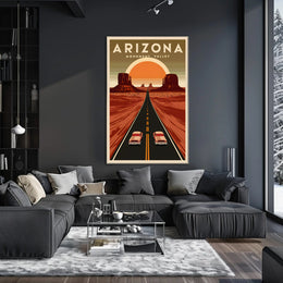 Journey Through Monument Valley Poster