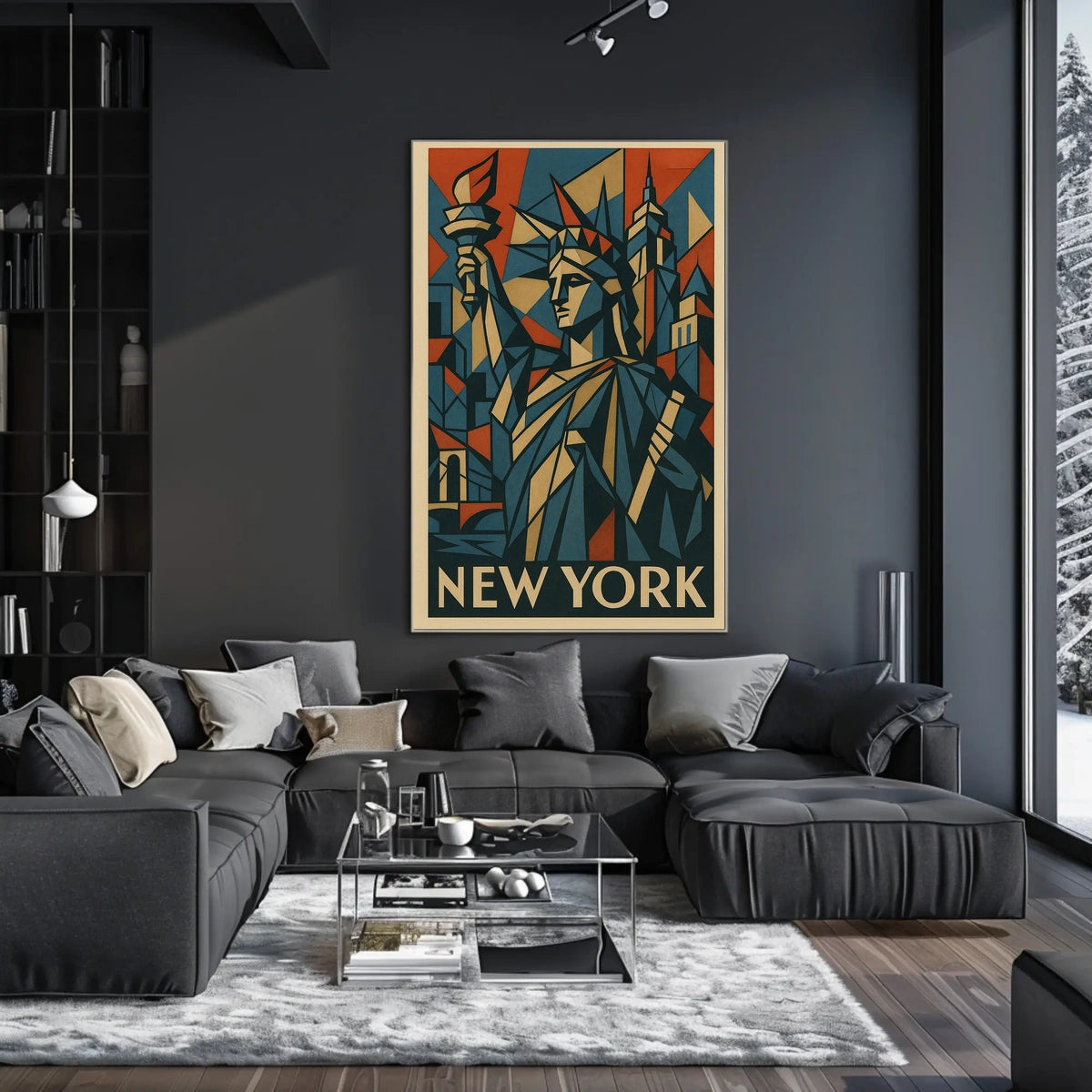 New York Art Deco Tribute Poster