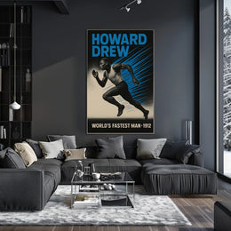 Howard Drew WorldS Fastest Man Poster
