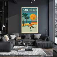 San Diego Pacific Holiday Poster