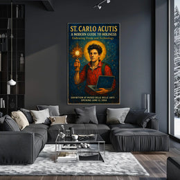 St. Carlo Acutis A Modern Guide to Holiness Poster