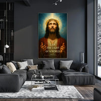 Jesus Christ Divine Light Classical Religious Artistic Poster
