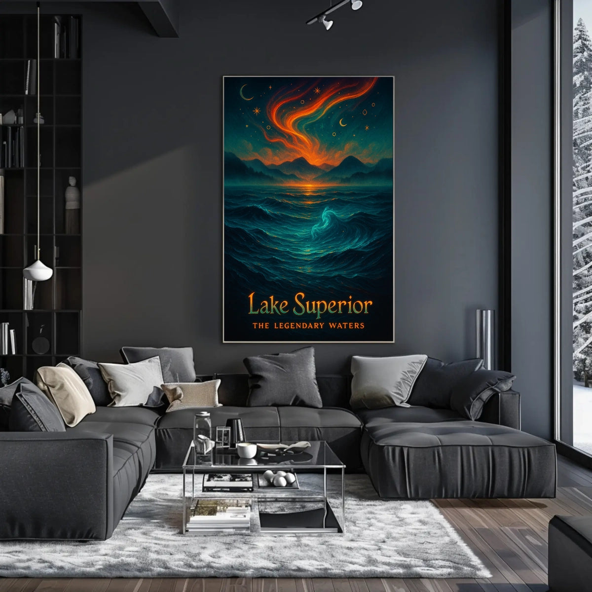 Lake Superior The Legendary Waters Poster