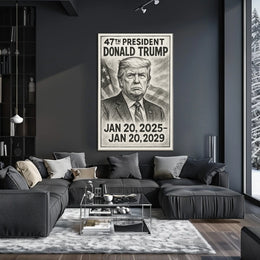 Donald Trump 47th President Poster