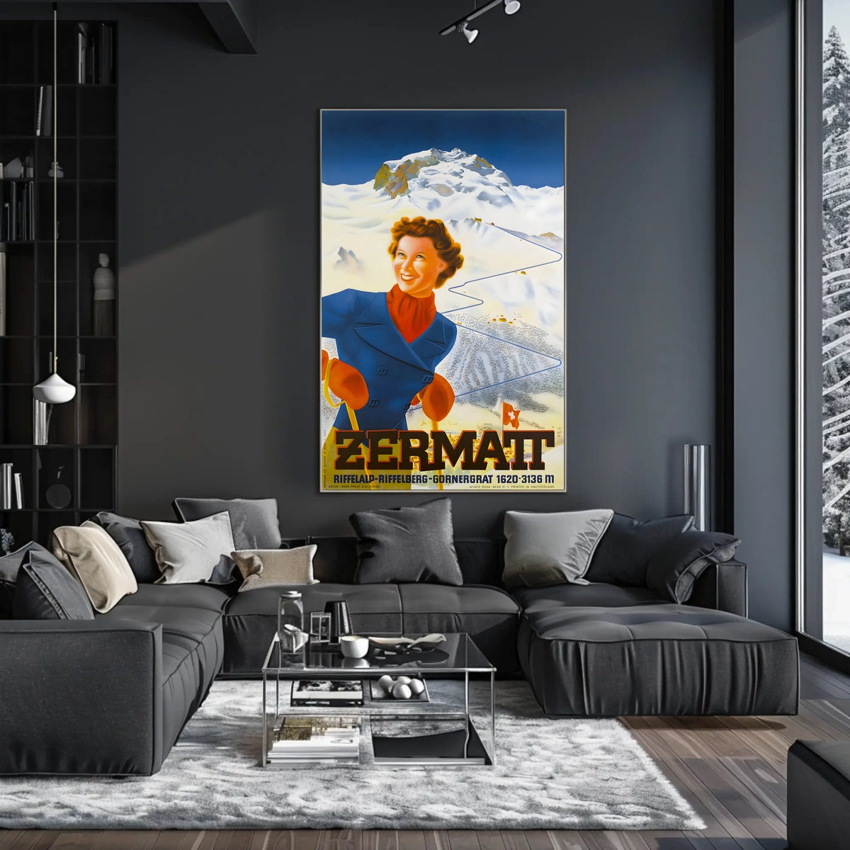 Zermatt Winter Adventure Poster