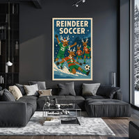 Reindeer Soccer Extravaganza Poster