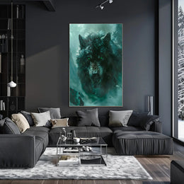 The Fierce Wolf Poster PosterGoat