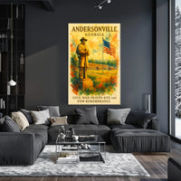 Andersonville Civil War Prison Remembrance Poster Print