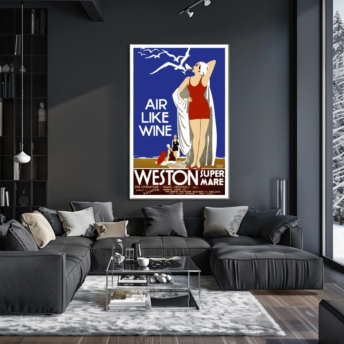 Air Like Wine Weston-Super-Mare Poster