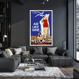 Air Like Wine Weston-Super-Mare Poster