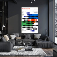 Porsche Racing Achievements 1960 Poster