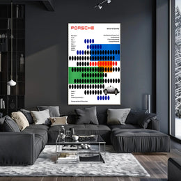 Porsche Racing Achievements 1960 Poster