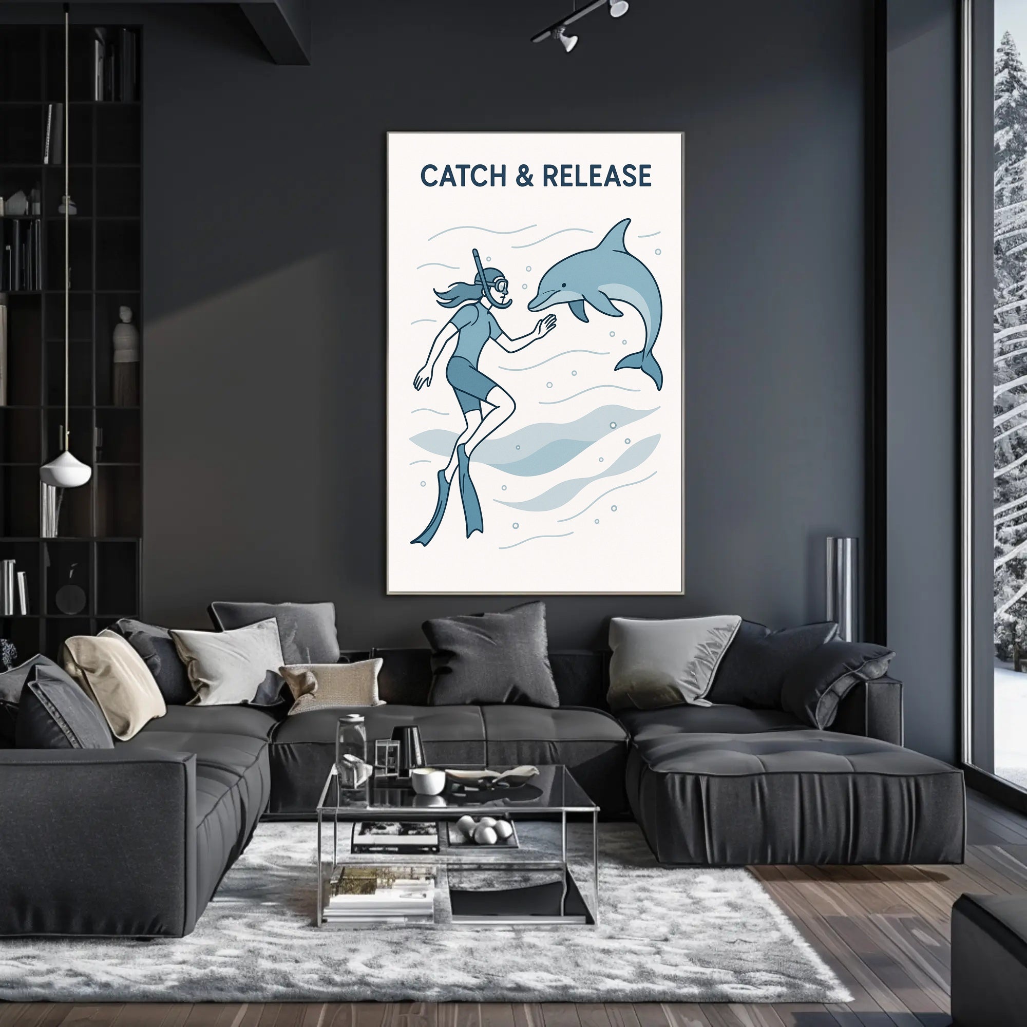 Catch & Release Poster PosterGoat