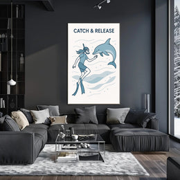 Catch & Release Poster PosterGoat