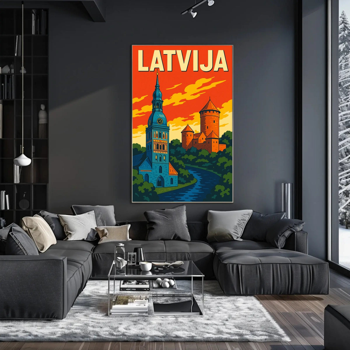 Discover Latvia Poster