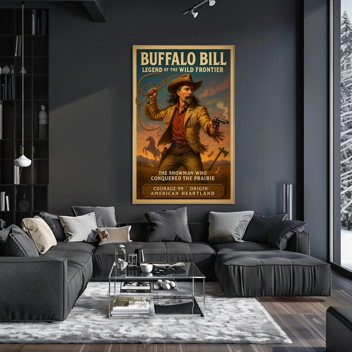 Buffalo Bill Wild West Adventure Cultural Heritage Poster