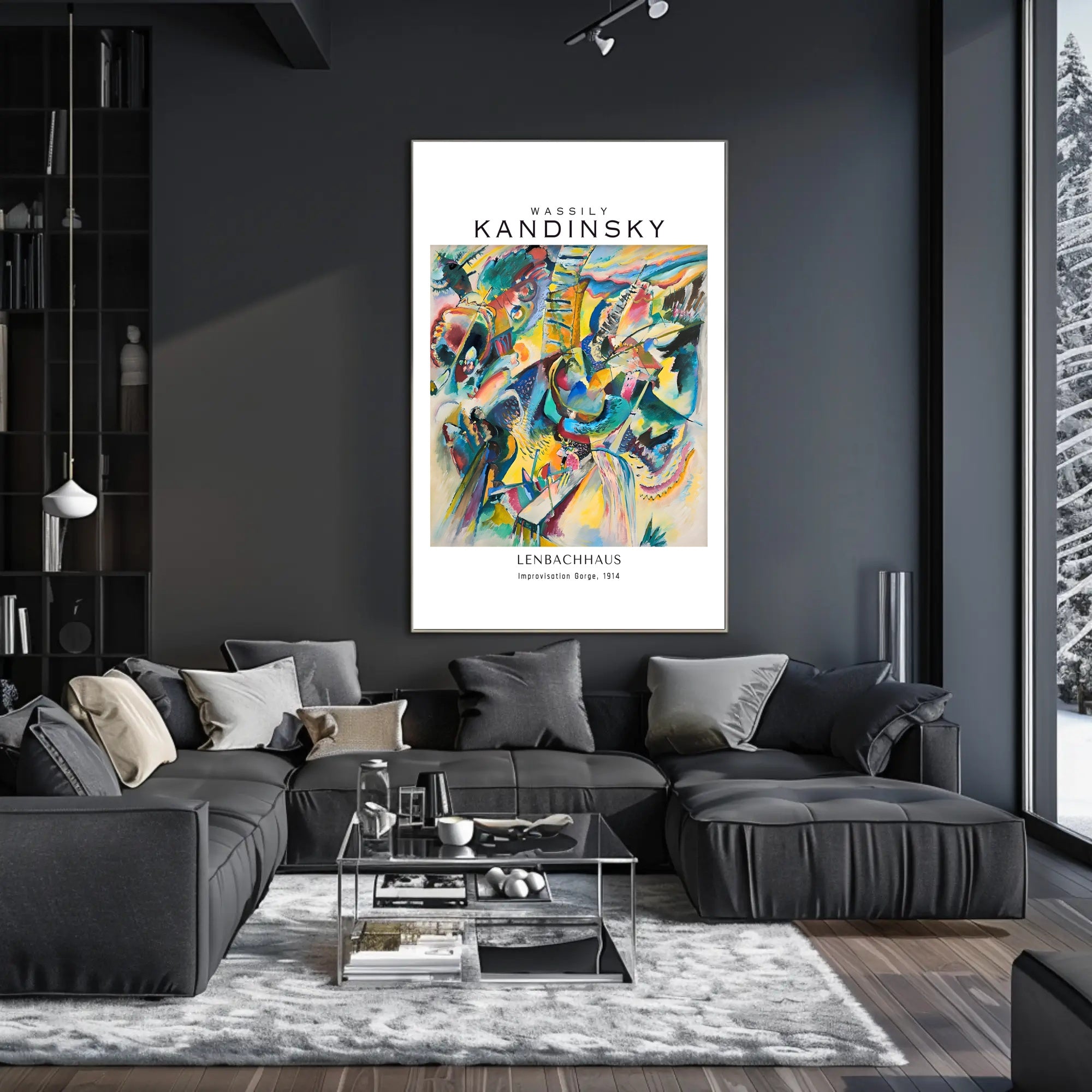 Wassily Kandinsky Improvisation Gorge 1914 Poster