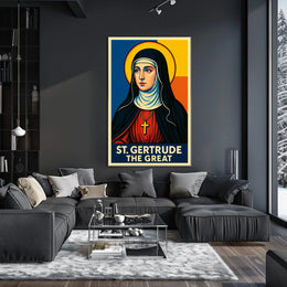 St. Gertrude the Great Poster