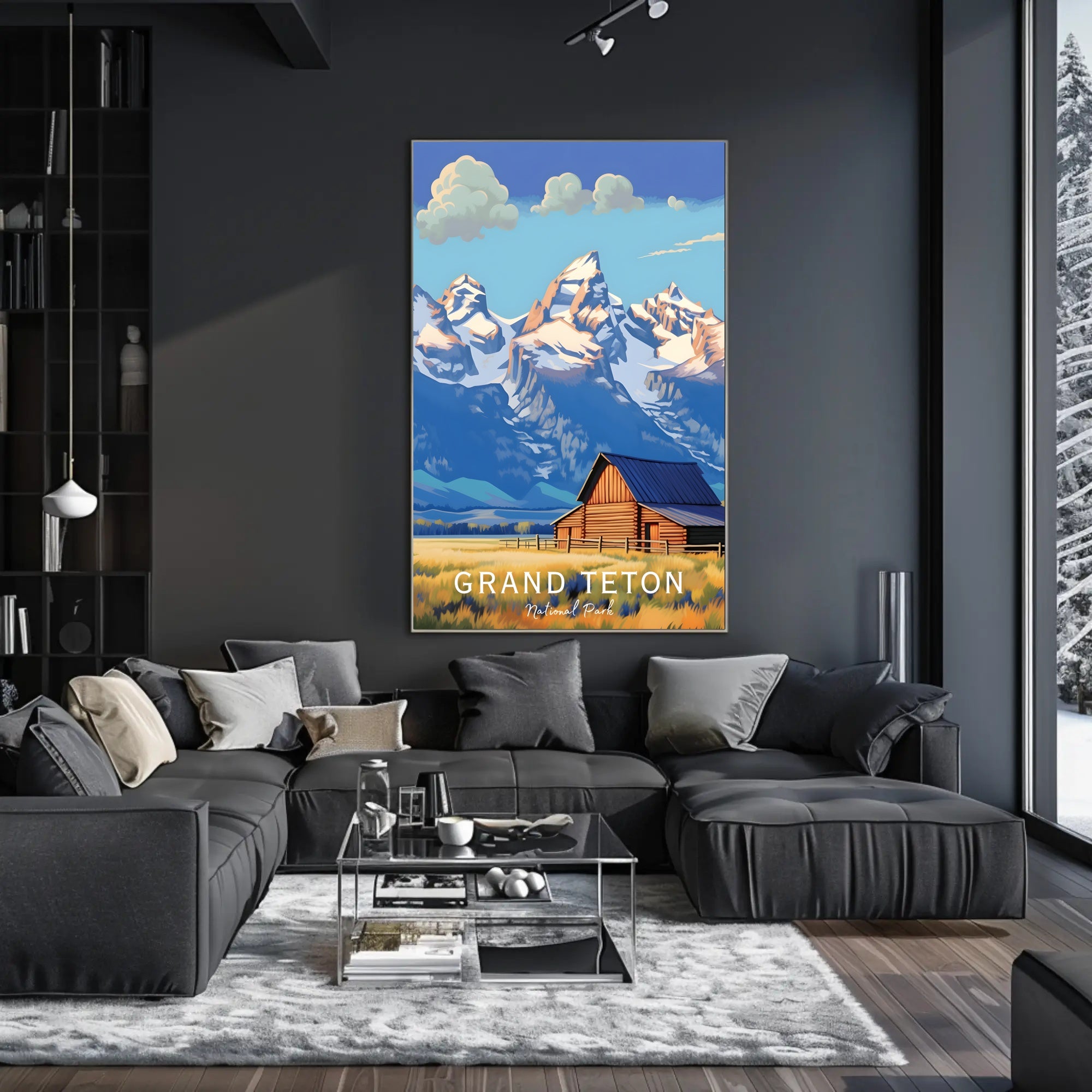 Grand Teton Scenic National Park Poster
