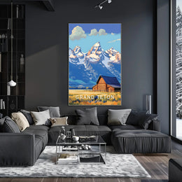 Grand Teton Scenic National Park Poster