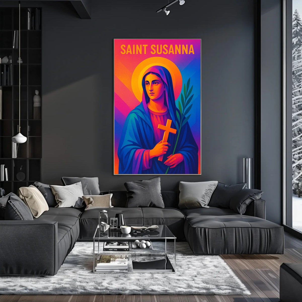 Saint Susanna Illustration Poster