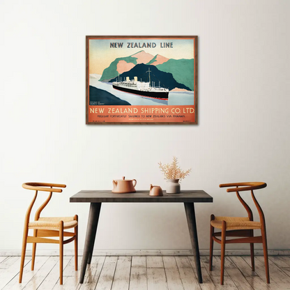 New Zealand Shipping Line Poster