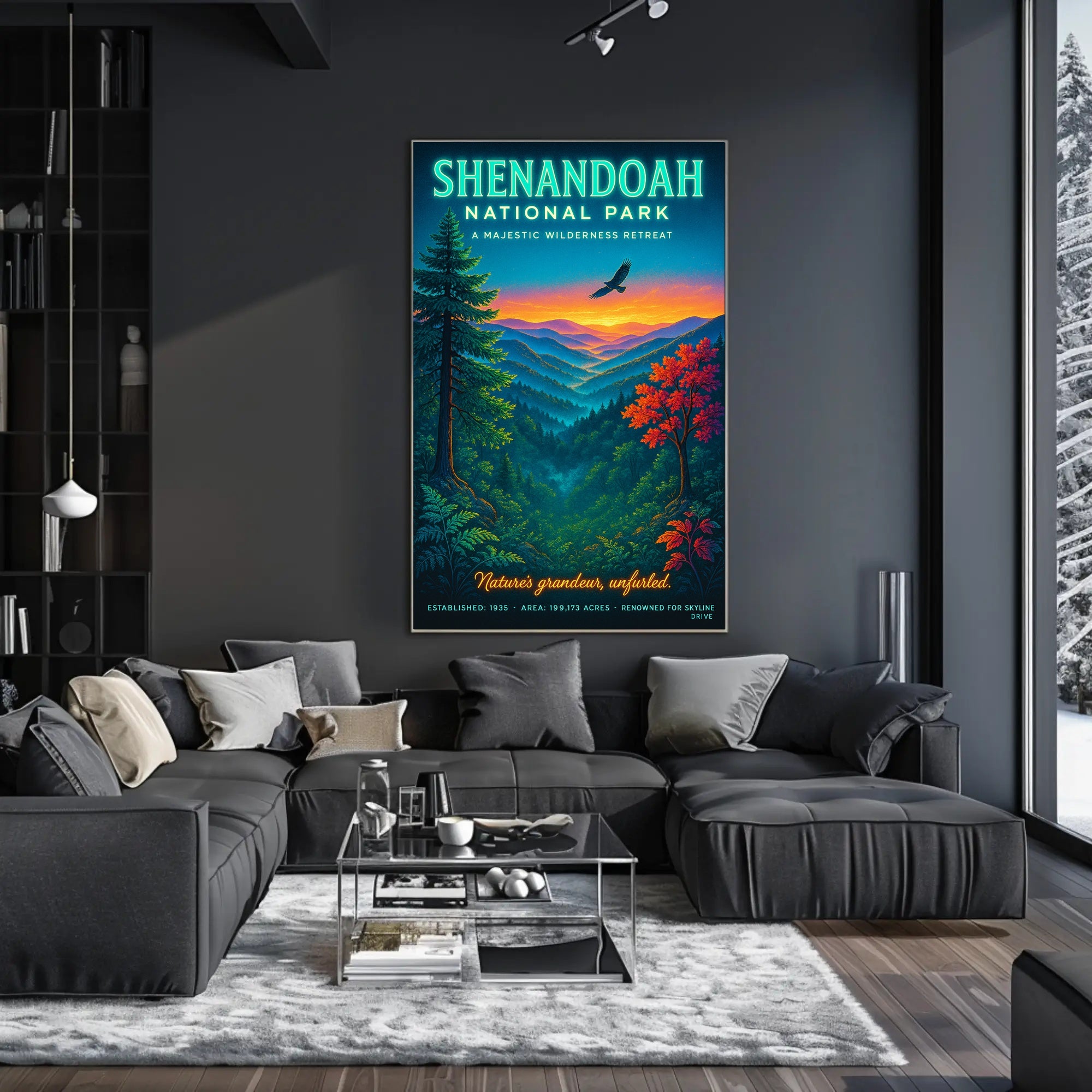 Shenandoah National Park Poster PosterGoat