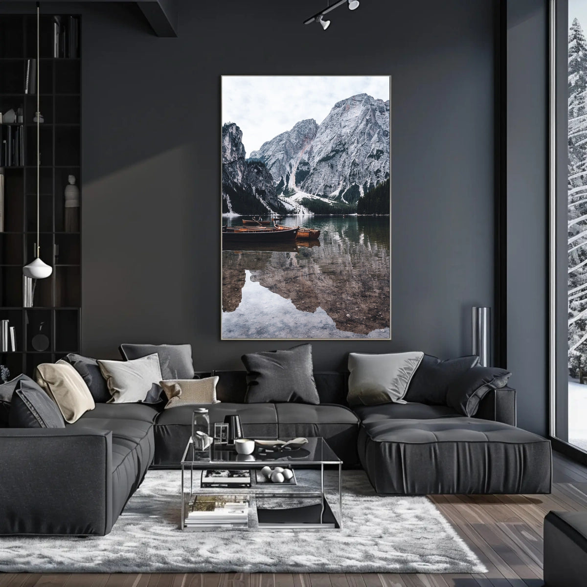 Tranquil Mountain Lake Poster